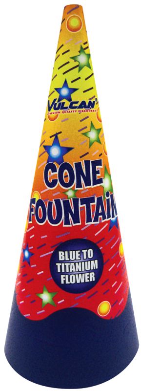 CONE FOUNTAIN BLUE TO TITANIUM FLOWER (1.4G / UN0336)